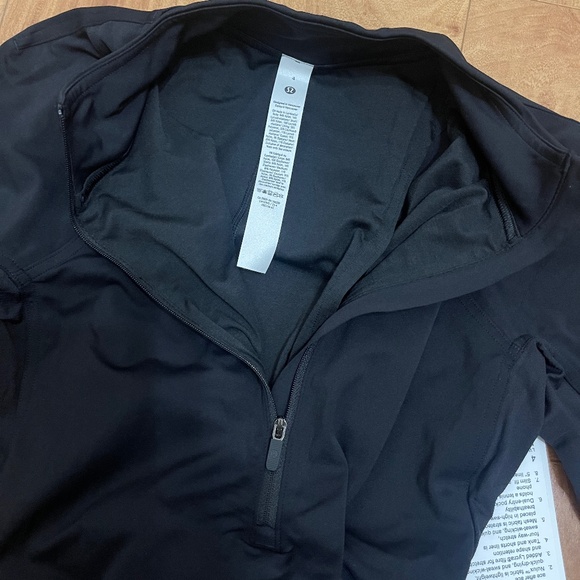 Lululemon Women Long Sleeve Tennis Dress Black Sz 4 New With Tag - Picture 5 of 10